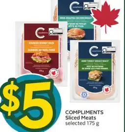 Sobeys COMPLIMENTS Sliced Meats offer