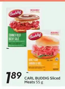 Sobeys CARL BUDDIG Sliced Meats offer
