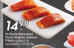 Sobeys In-Store Marinated Fresh Atlantic Salmon Fillets offer