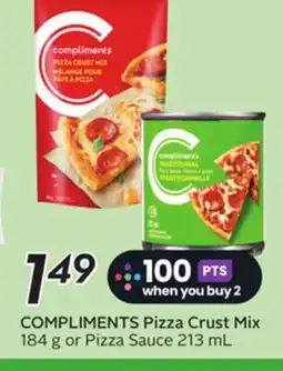 Sobeys COMPLIMENTS Pizza Crust Mix offer