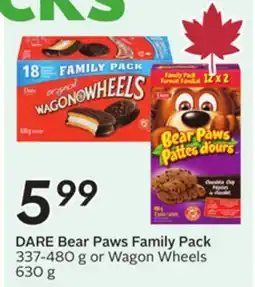 Sobeys DARE Bear Paws Family Pack offer