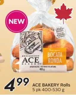 Sobeys ACE BAKERY Rolls offer