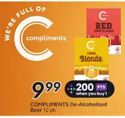 Sobeys COMPLIMENTS De-Alcoholized Beer offer