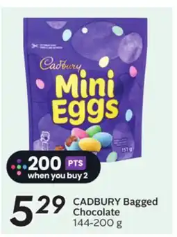 Sobeys CADBURY Bagged Chocolate offer