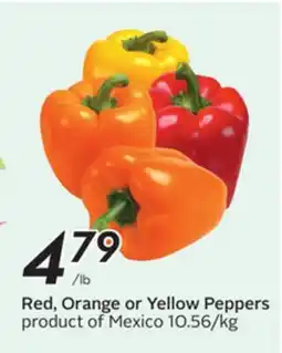 Sobeys Red, Orange or Yellow Peppers offer