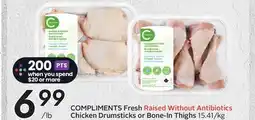 Sobeys Chicken Drumsticks or Bone-In Thighs offer