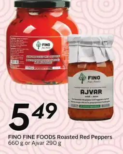 Sobeys FINO FINE FOODS Roasted Red Peppers offer