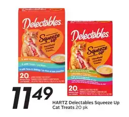Sobeys HARTZ Delectables Squeeze Up Cat Treats offer
