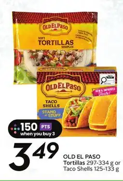 Sobeys OLD EL PASO Tortillas 297-334 g 125-133 offer