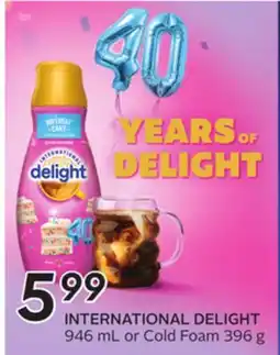 Sobeys INTERNATIONAL DELIGHT offer