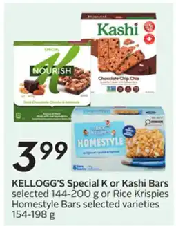 Sobeys KELLOGG'S Special K or Kashi Bars offer
