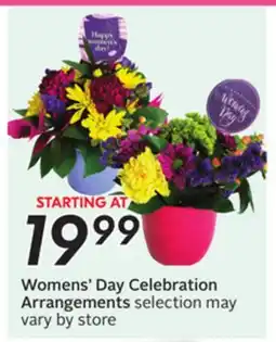 Sobeys Womens' Day Celebration Arrangements offer