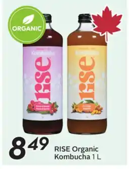 Sobeys RISE Organic Kombucha offer
