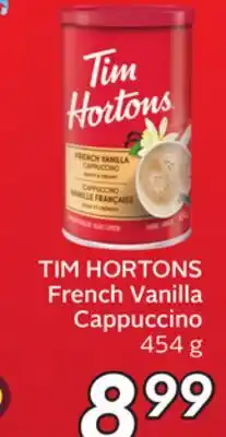 Sobeys TIM HORTONS French Vanilla Cappuccino offer