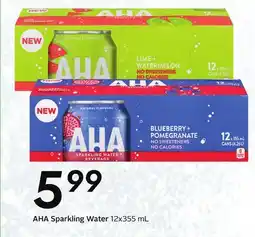 Sobeys AHA Sparkling Water offer