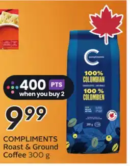 Sobeys COMPLIMENTS Roast & Ground Coffee offer