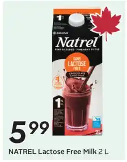 Sobeys NATREL Lactose Free Milk offer