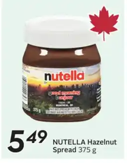 Sobeys NUTELLA Hazelnut Spread offer