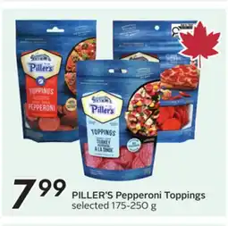 Sobeys PILLER'S Pepperoni Toppings offer