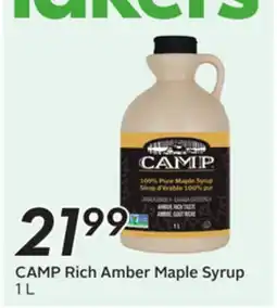 Sobeys CAMP Rich Amber Maple Syrup offer