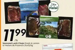 Sobeys Seasoned Lamb Chops offer