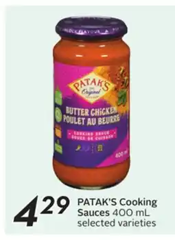 Sobeys PATAK'S Cooking Sauces offer