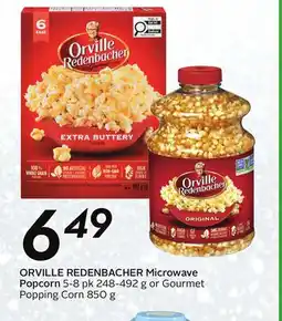 Sobeys ORVILLE REDENBACHER Microwave Popcorn offer