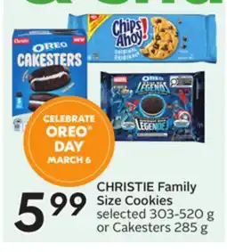 Sobeys CHRISTIE Family Size Cookies offer