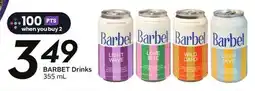 Sobeys BARBET Drinks offer