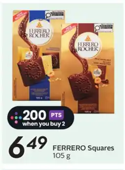 Sobeys FERRERO Squares offer