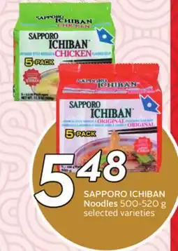 Sobeys SAPPORO ICHIBAN Noodles offer