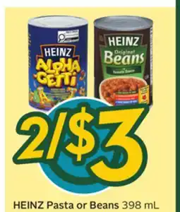 Sobeys HEINZ Pasta or Beans offer