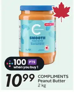 Sobeys COMPLIMENTS Peanut Butter offer