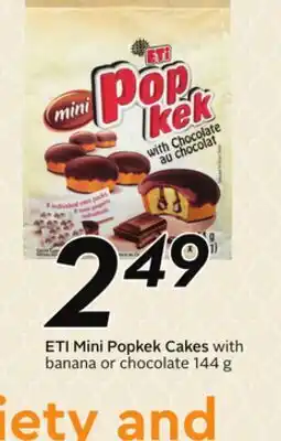 Sobeys ETI Mini Popkek Cakes with chocolate offer