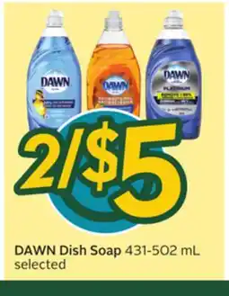 Sobeys DAWN Dish Soap offer