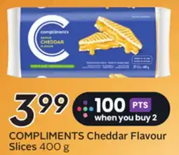Sobeys COMPLIMENTS Cheddar Flavour Slices offer