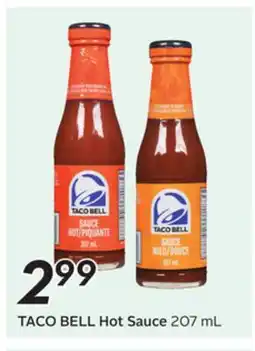 Sobeys TACO BELL Hot Sauce offer