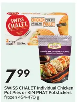 Sobeys SWISS CHALET Individual Chicken Pot Pies or KIM offer