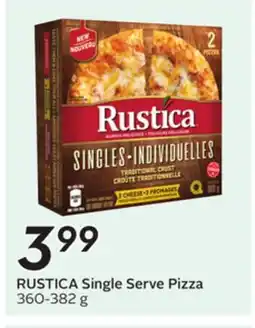 Sobeys RUSTICA Single Serve Pizza offer