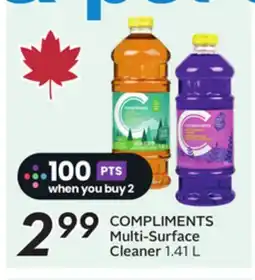 Sobeys COMPLIMENTS Multi-Surface Cleaner offer
