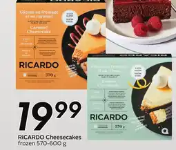 Sobeys RICARDO Cheesecakes offer