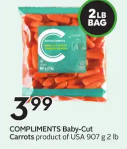Sobeys COMPLIMENTS Baby-Cut Carrots offer