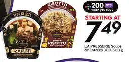 Sobeys LA PRESSERIE Soups or Entrées offer