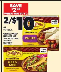 Independent Grocer OLD EL PASO DINNER KIT offer