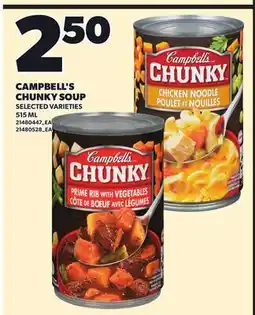 Independent Grocer CAMPBELL'S CHUNKY SOUP offer