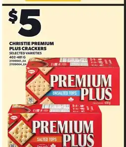 Independent Grocer CHRISTIE PREMIUM PLUS CRACKERS offer