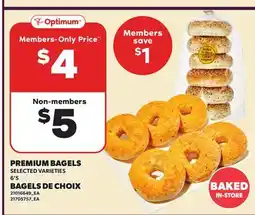 Independent Grocer PREMIUM BAGELS, 6'S offer