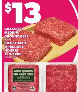 Independent Grocer GRASS FED MEDIUM GROUND BEEF offer