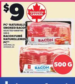 Independent Grocer PC NATURALLY SMOKED BACON offer
