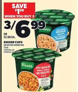Independent Grocer KNORR CUPS offer